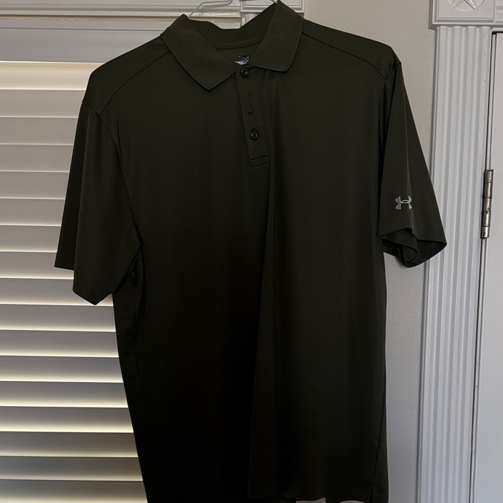 Under Armour Men's Dark Green Polo Shirt